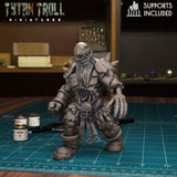 Zombie Undead Miniature | A - Tabletop RPG & D&D miniature. Perfect for wargaming & collectors