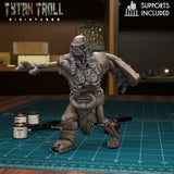 Zombie Undead Miniature | B - Tabletop RPG & D&D miniature. Perfect for wargaming & collectors