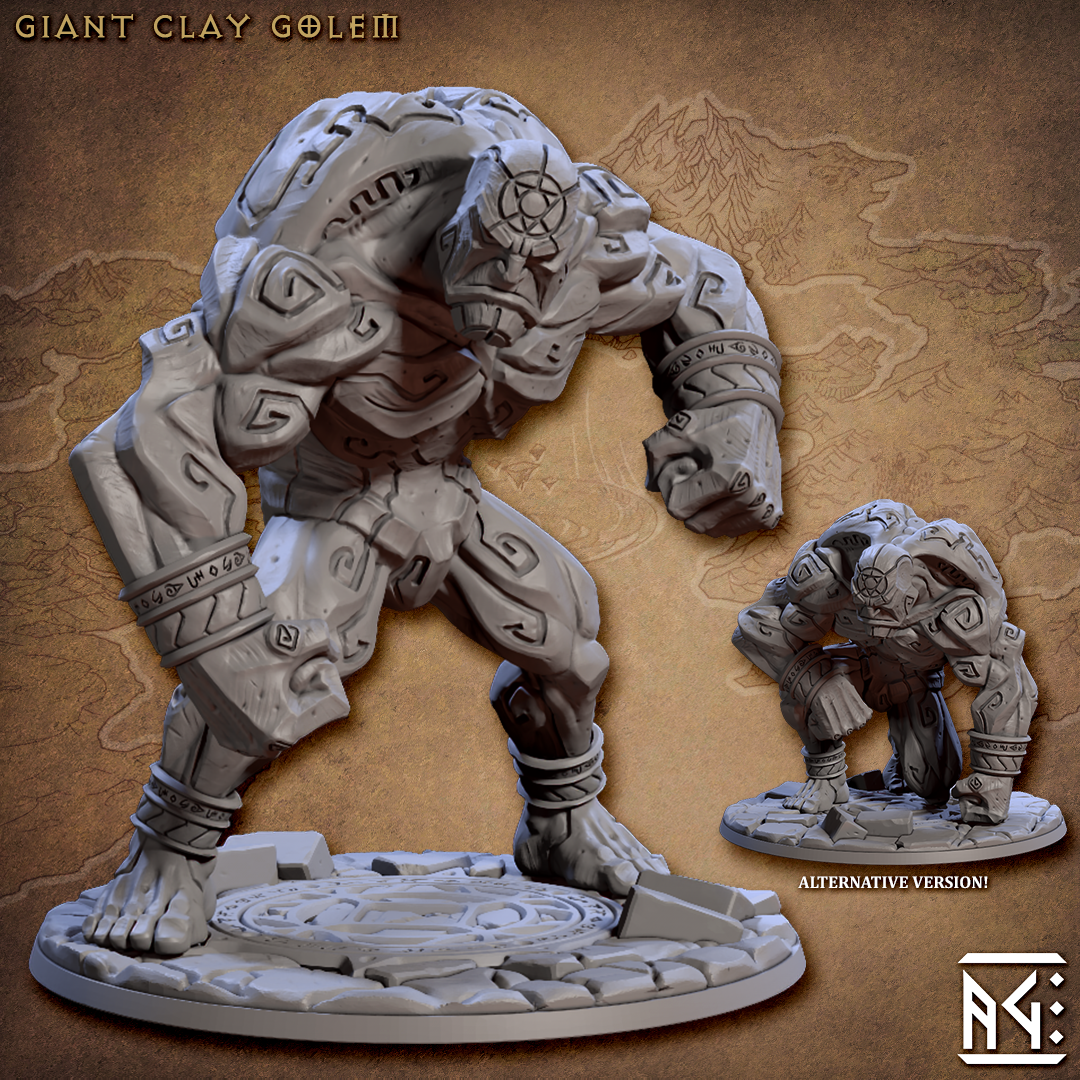 Giant Clay Golem (Dual Mini Bundle) AG0195